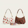 Luxury Everyday Bag Combo-Crossbody + Top Handle + Floral Strap