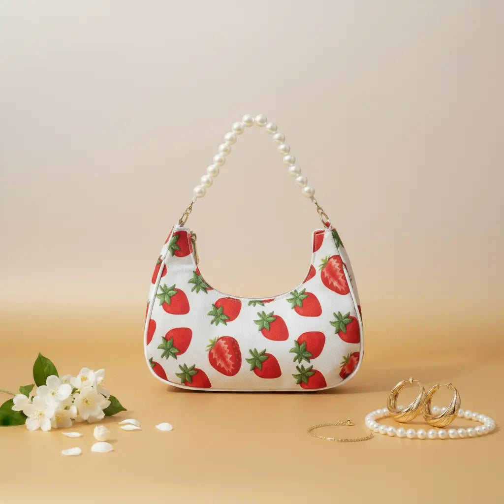 Strawberry Charm Bag – IK Royal Gallery