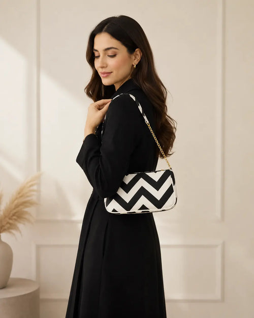 Classic Zigzag Elegance Bag For Women In Pakistan