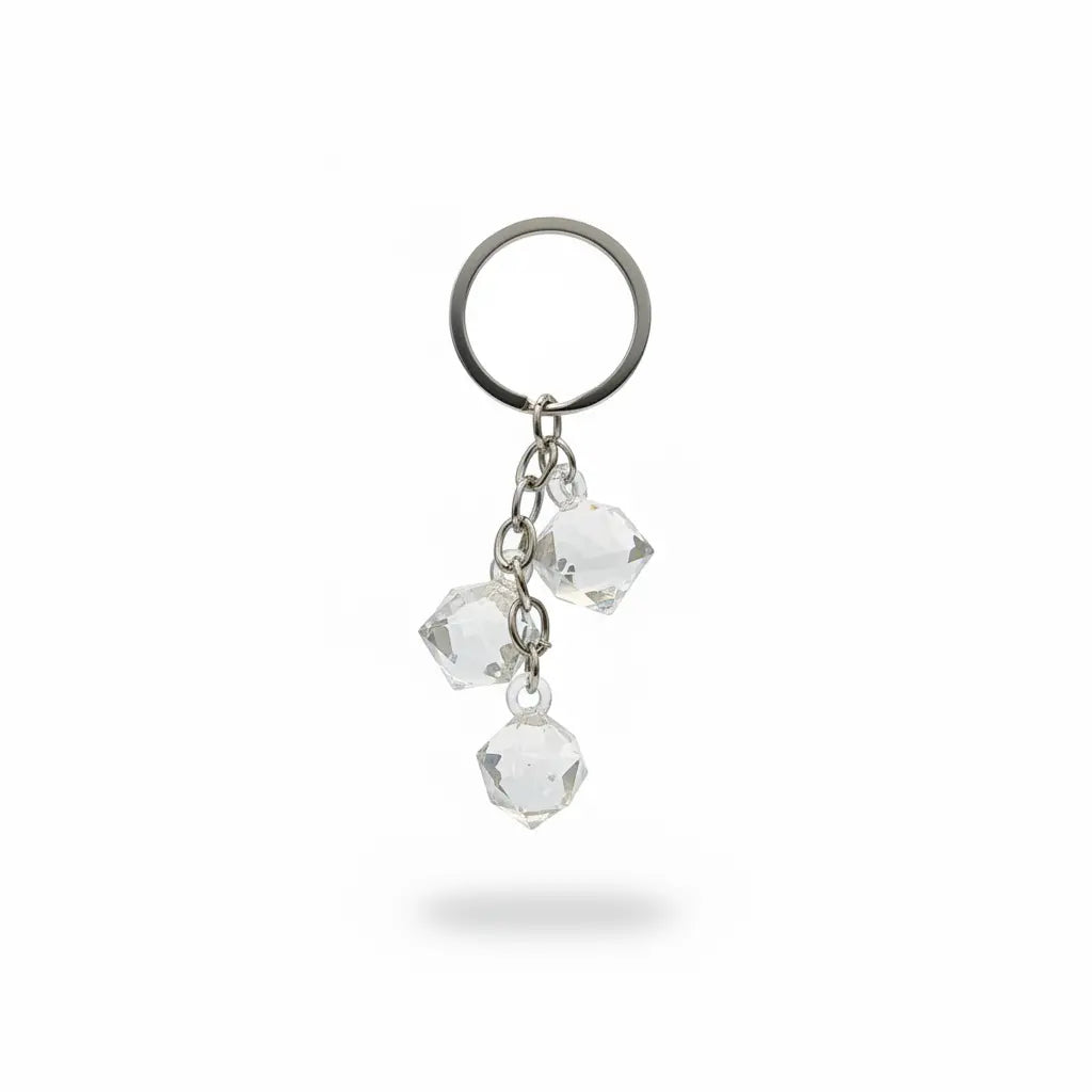 Aqua Crystal Charm Keychain – IK Royal Gallery