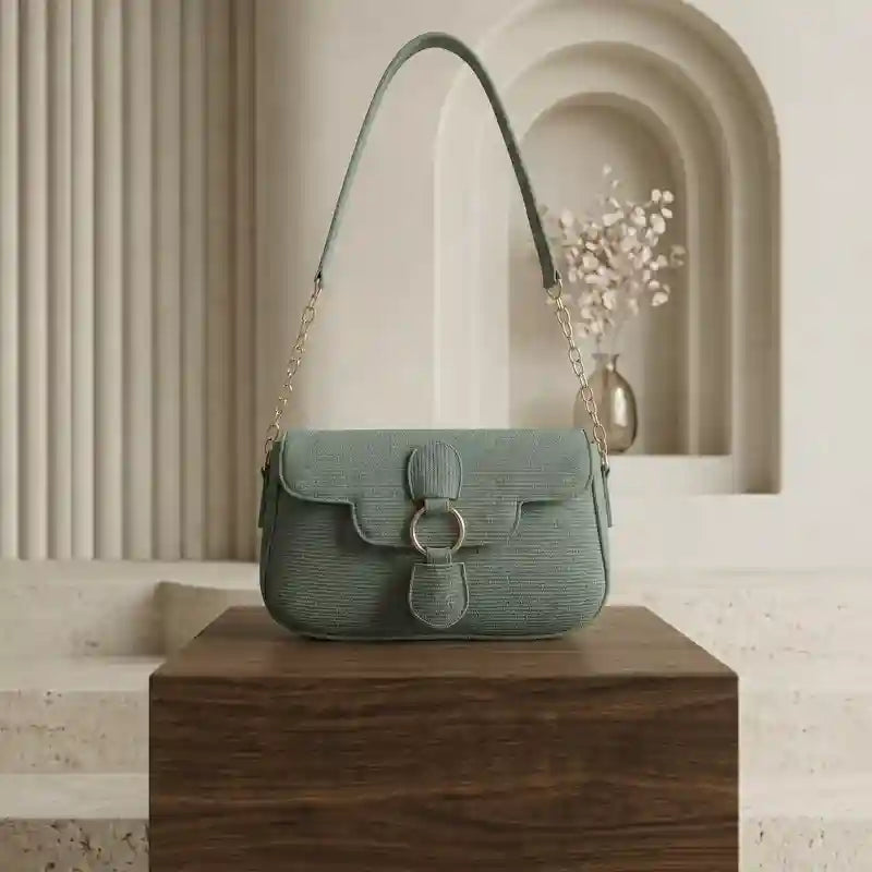 Iconic Ring Bag – Classic Ladies Handbag Green