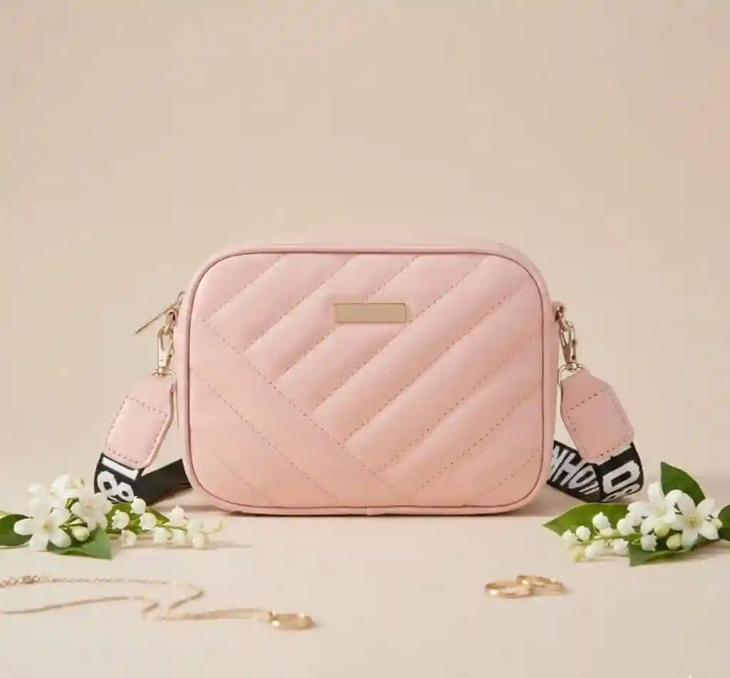 Elorina Luxe CAR1 Pink Crossbody Bag for Women-Elegant, Stylish & Premium Design by IK Royal Gallery