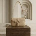 Iconic Ring Bag – Classic Ladies Handbag Beige