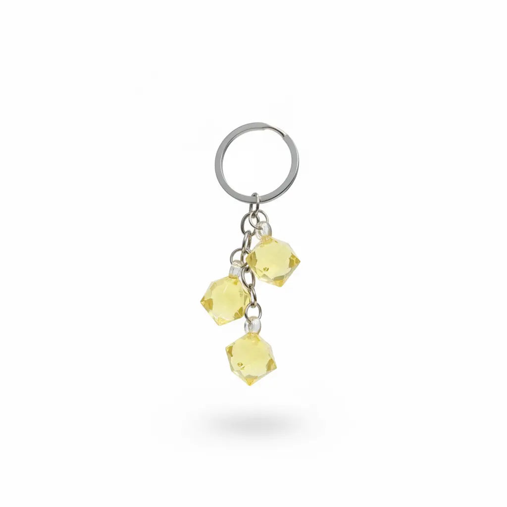 Aqua Crystal Charm Keychain – IK Royal Gallery