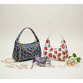 Luxury Everyday Bag Combo-Crossbody + Top Handle + Floral Strap
