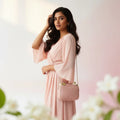 Noir Luxe Pink Premium Crossbody Bag for Women - IK Royal Gallery