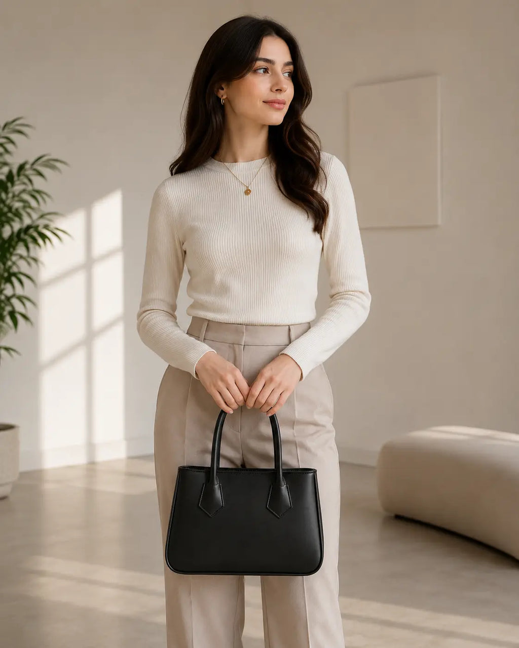 IK 001 Shoulder Bag Black
