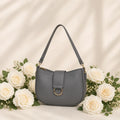 Mono Luxe Grey PU Leather Handbag for Women In Pakistan