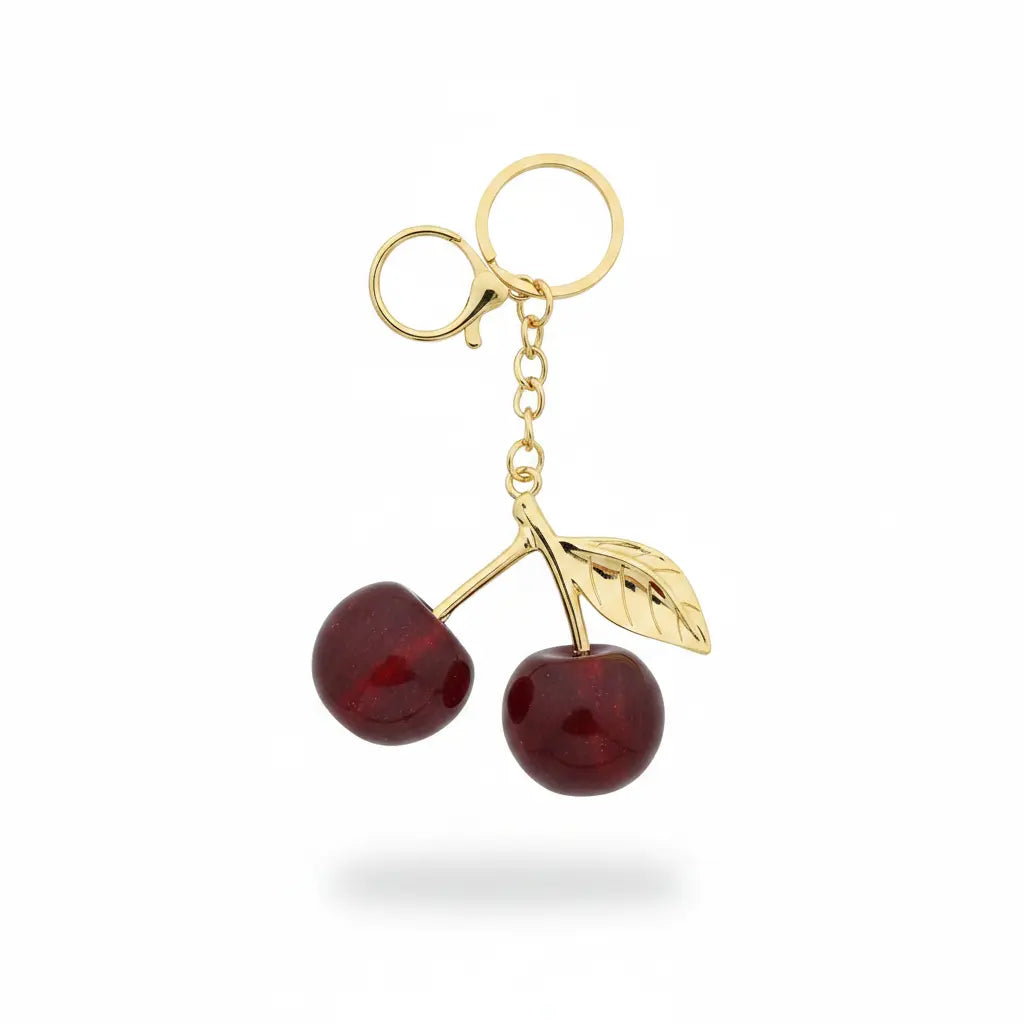 Big Cherry Charm Keychain – IK Royal Gallery