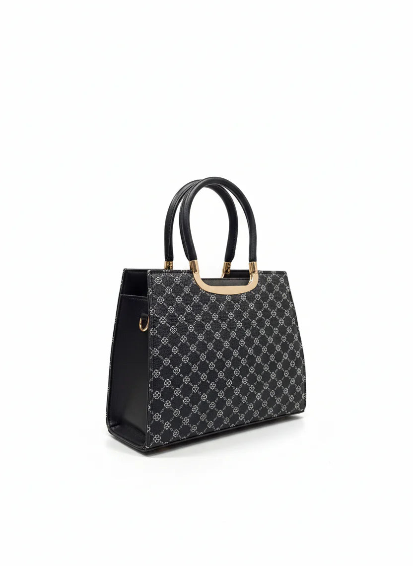Imperial Grid Tote Bag for Women-Premium Stylish Ladies Handbag | IK Royal Gallery
