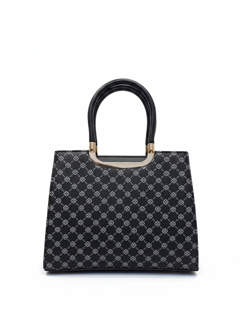 Imperial Grid Tote Bag for Women-Premium Stylish Ladies Handbag | IK Royal Gallery