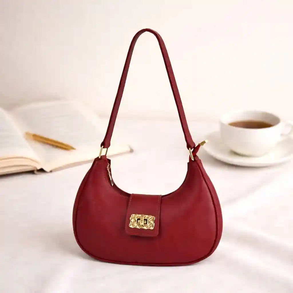 HAR 10 Maroon Handbag