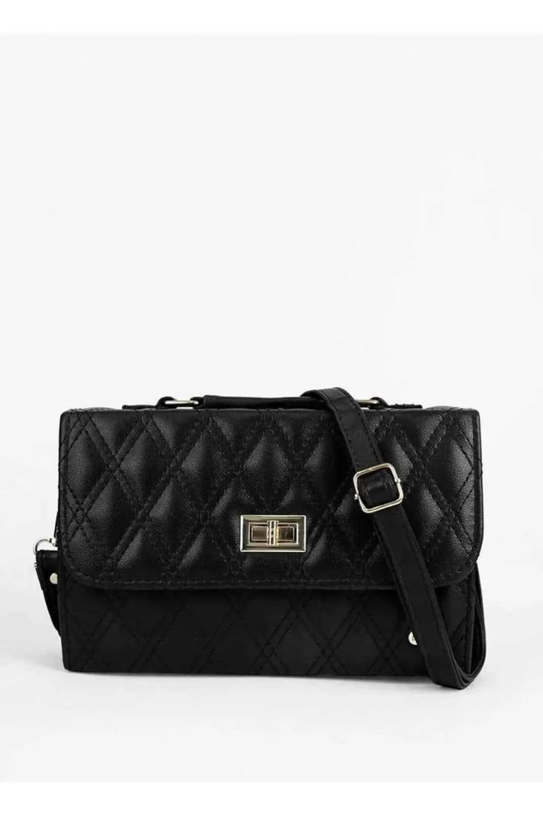 Elegant Quilted HAR-4 Black Women’s Handbag – Stylish Designer Bag by IK Royal Gallery