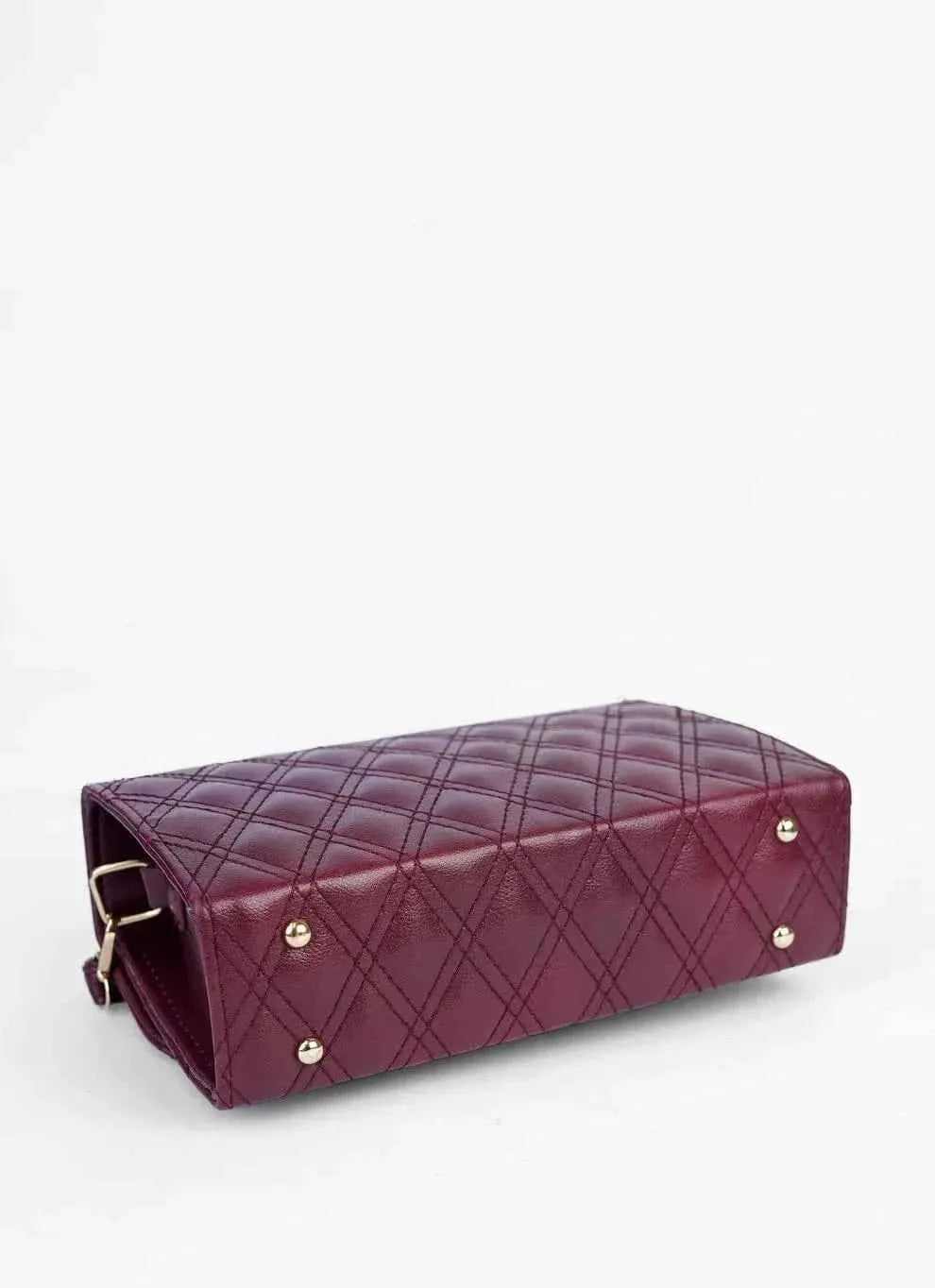 Elegant Quilted HAR-4 Maroon Women’s Handbag – Stylish Designer Bag by IK Royal Gallery