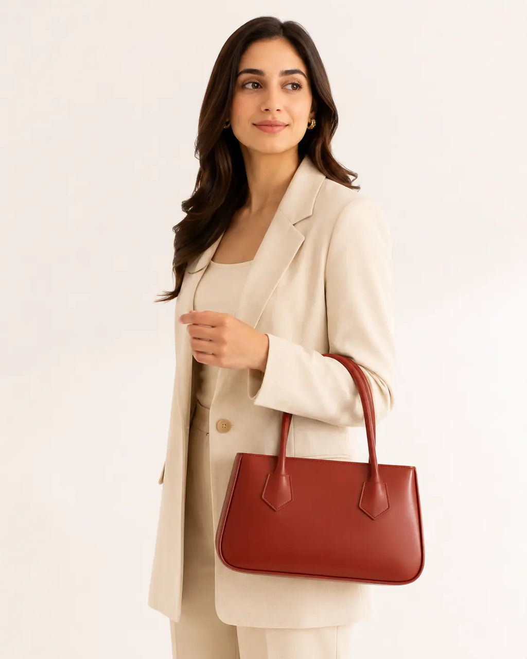 IK 001 Shoulder Bag Maroon