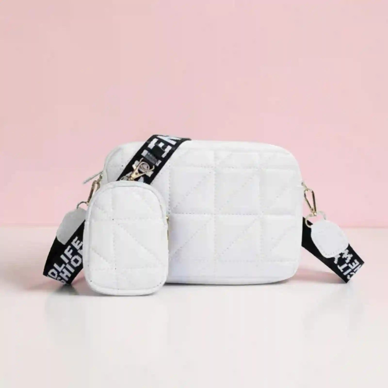 Urban Glint Crossbody White Bag CAR-5 Stylish Women’s Bag Pakistan