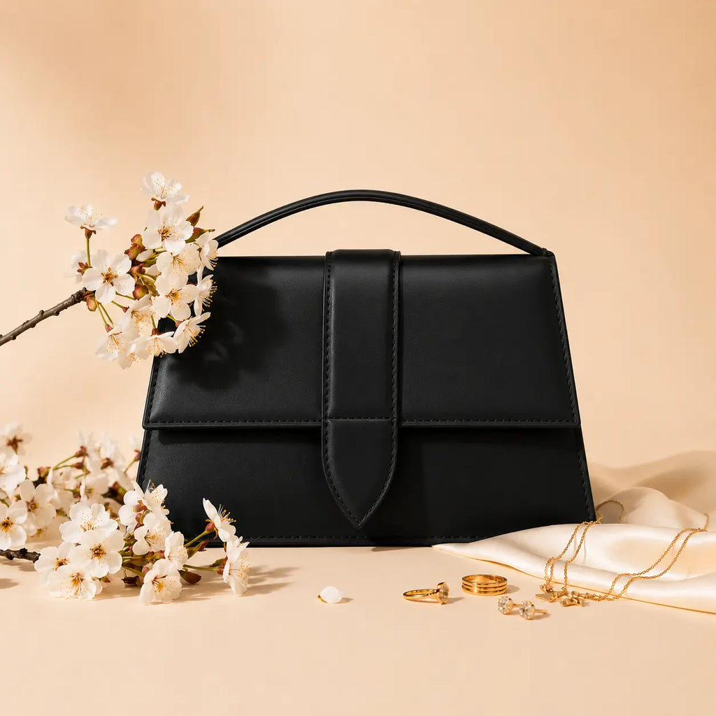Nilofer Black Handbag for Women | Elegant & Stylish Shoulder Bag