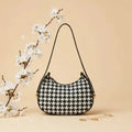 Chic Moon Elegance Shoulder Bag for Women – Stylish PU Leather Handbag