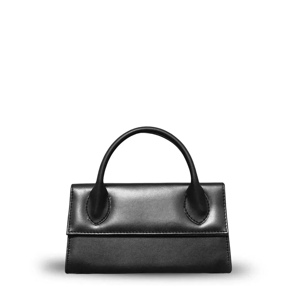 Elegant Black top handle bag for women, structured & chic style