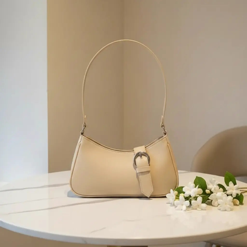 Pearl Beige Shoulder Bag – IK Royal Gallery