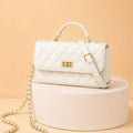 Elegant Quilted HAR-4 White Women’s Handbag – Stylish Designer Bag by IK Royal Gallery