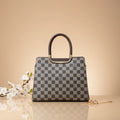 Imperial Grid Tote Bag for Women-Premium Stylish Ladies Handbag | IK Royal Gallery