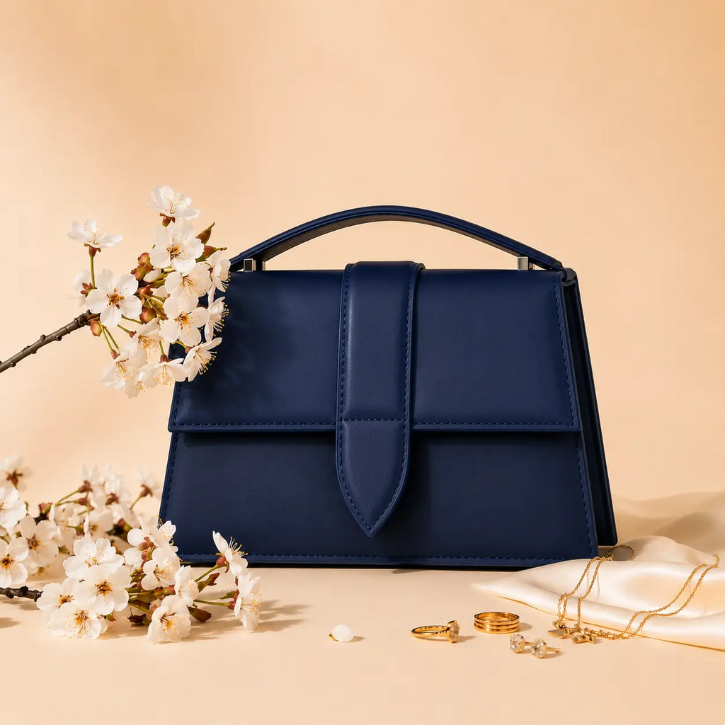 Nilofer NavyBlue Handbag for Women | Elegant & Stylish Shoulder Bag