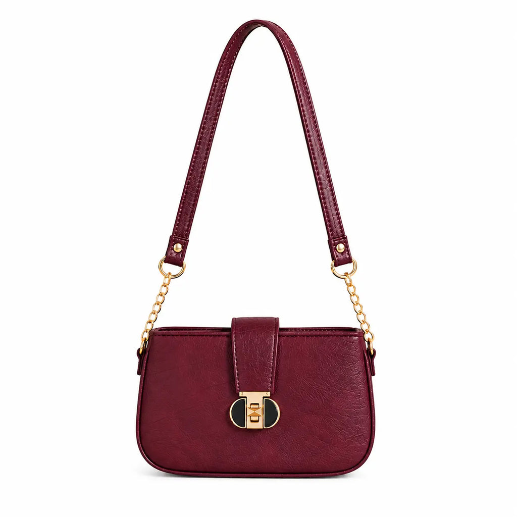 Royal Ember Maroon Shoulder Bag – IK Royal Gallery