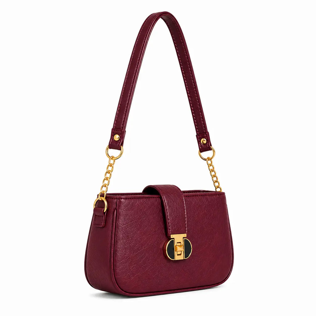 Royal Ember Maroon Shoulder Bag – IK Royal Gallery