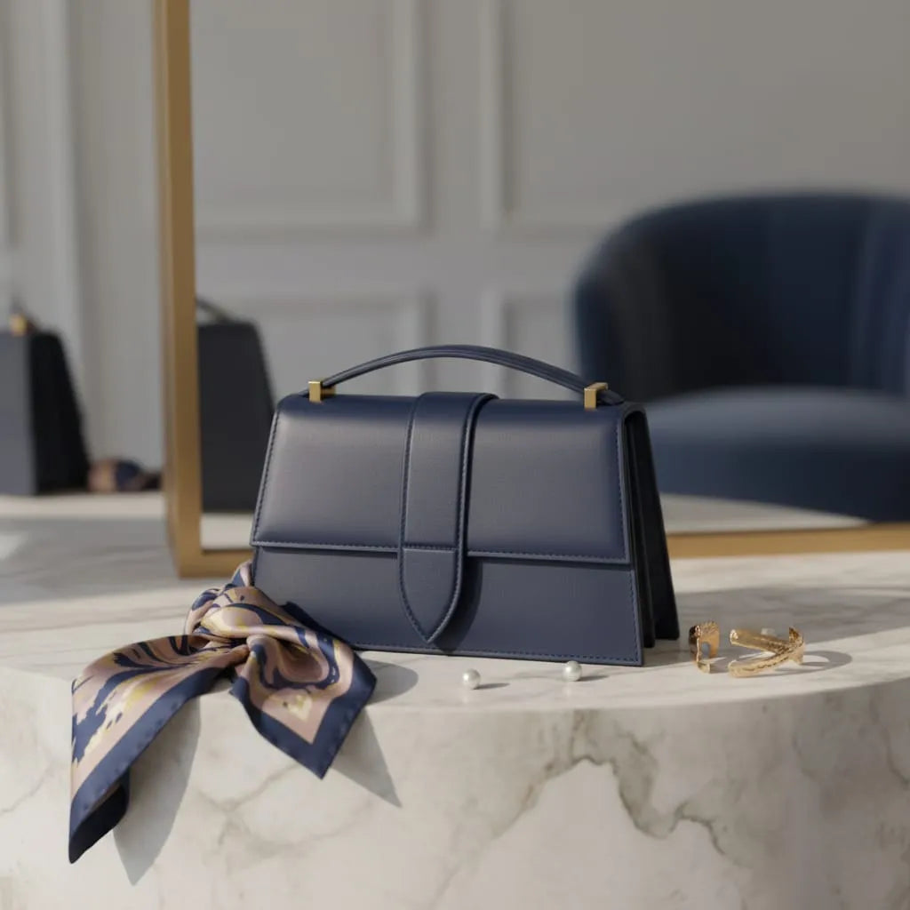 Nilofer NavyBlue Handbag for Women | Elegant & Stylish Shoulder Bag