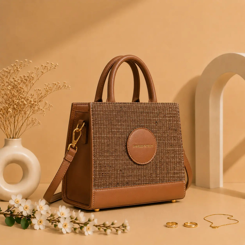 Modern Nova Brown Handbag
