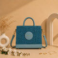 Modern Nova Vintage Ocean Blue Handbag