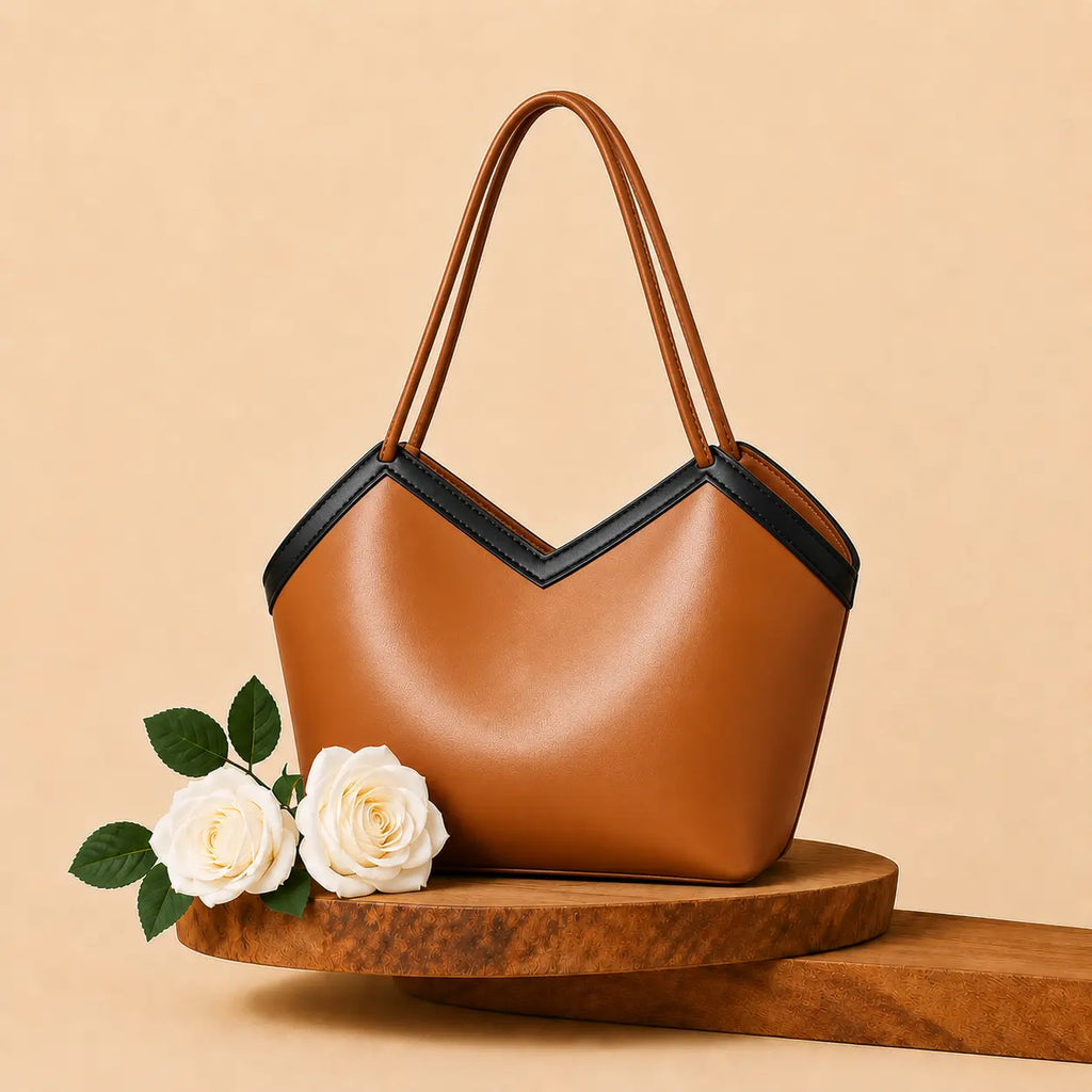Classic V Tote Bag Camel Brown – IK Royal Gallery