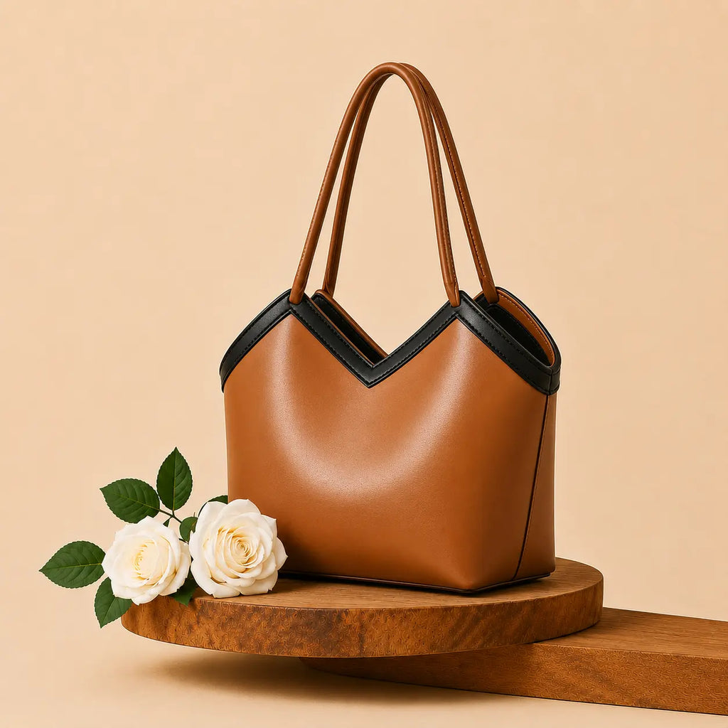 Classic V Tote Bag Camel Brown – IK Royal Gallery